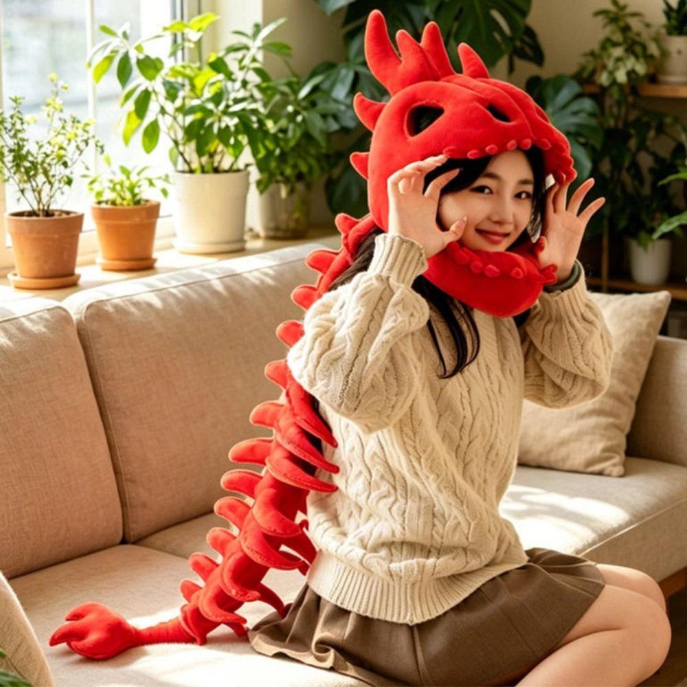 3D Realistic Dinosaur Skeleton Costume Breathable Cosplay Dinosaur Head Hood Photo Props