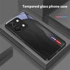 Деревянная текстура полосатая для OnePlus Nord 3 5 6T 7 Pro 8 12 10T Reno8 Lite 5G 10R Nord N30 Чехол для телефона из закаленного стекла с твердым корпусом Черный