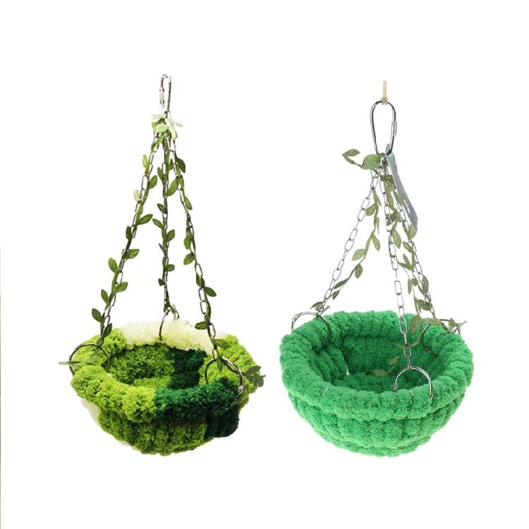 Bird Nests Parrots Warm Plush Nest Hanging Hammock Small Bird Cage Accessories