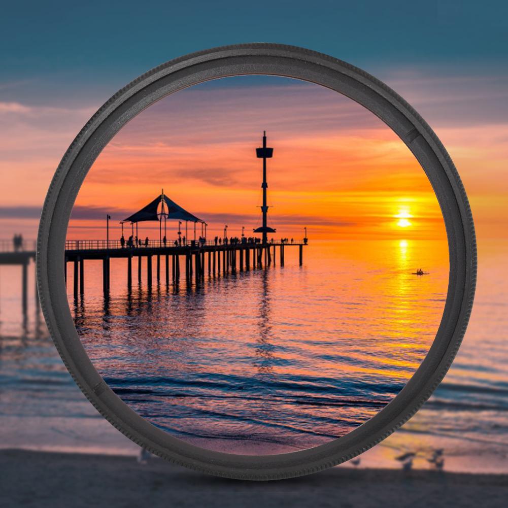 JUNESTAR Optical Glass Underwater Diving 58mm Red Filter with 16X Macro Lens for Gopro5 Action