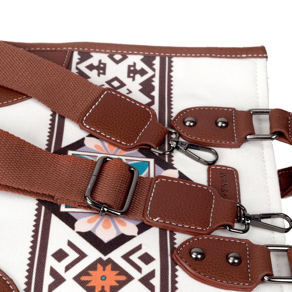 Новые наборы женских сумок в этническом стиле в стиле бохо, ретро-холщовая горизонтальная квадратная женская сумка-тоут с модным принтом, портативная женская сумка-мессенджер с кошельком