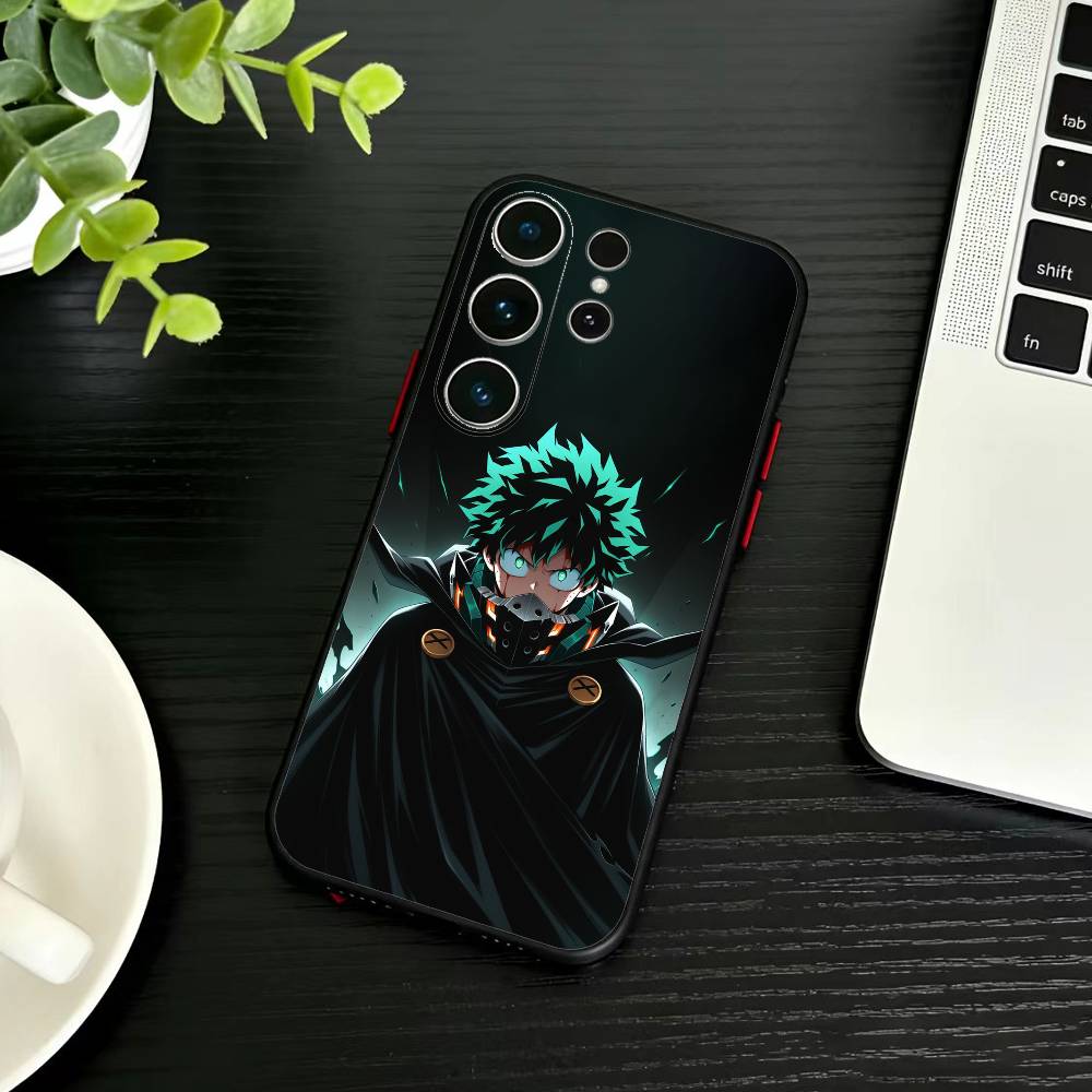 Чехол для телефона Katsuki Bakugo E-Hero Academia Для Samsung S26,S25,S24,S23,S22,S21,S20,S30,Ultra,Plus,Fe,Note,5G Черный