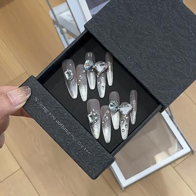 Прозрачный как лед градиент вспышка кошачий глаз жемчужный ворс сверло любовь бриллиант мятно-зеленый съемная броня