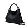 Genuine Leather Shoulder Bags for Women Black Shopping Tote Limited Large New Luxury