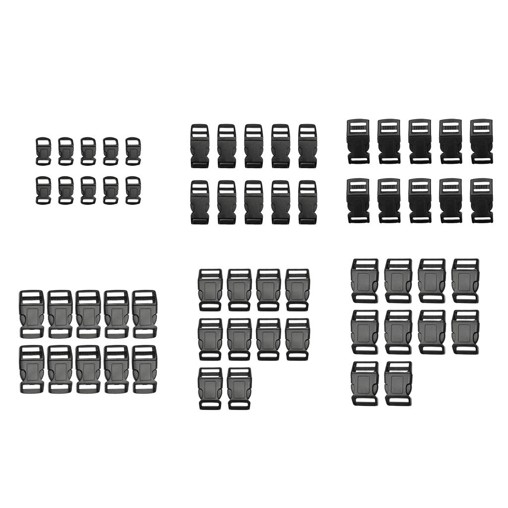 Пряжки-фастексы Регулируемые пластиковые зажимы-пряжки Удобная пластиковая пряжка для ремня Надежная застежка