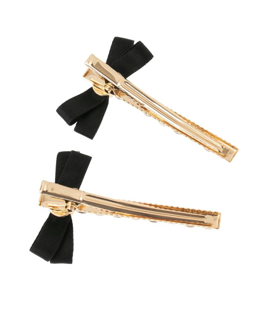 De Аксессуары для волос Лента Бижу Пинцет Светло-розовый [Maison Fleur] Женский