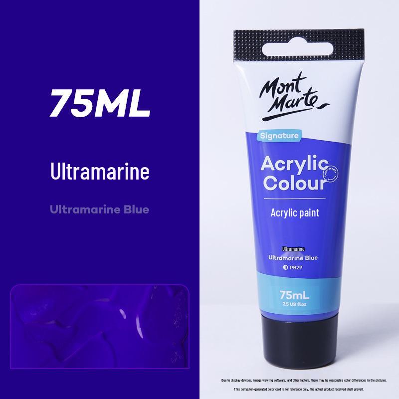 Montmartre 75ml Waterproof Non-Fading Acrylic Paint Set: Perfect for Children’s Textiles and Art Projects, Sunscreen Formula