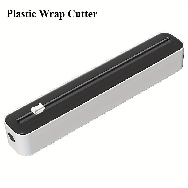 Dual-Action Fresh Wrap Dispenser-Cutter-Multi-Purpose Kitchen Sealer for Plastic,Tin Foil,Baking Paper-Wax Sheets-Packaging Tool