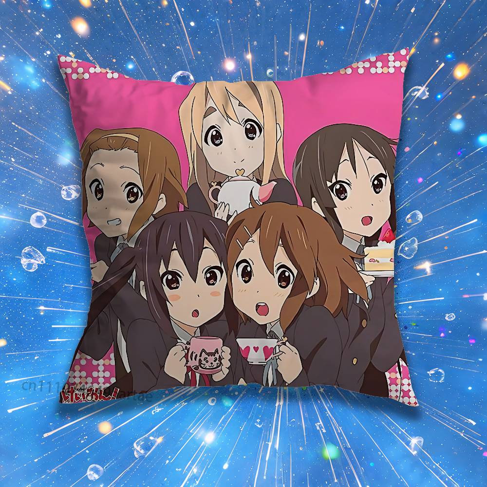 Japan Anime KON Pillow Case Living Room Sofa Cushion Cover Suitable For Home Bedroom Room Decoration