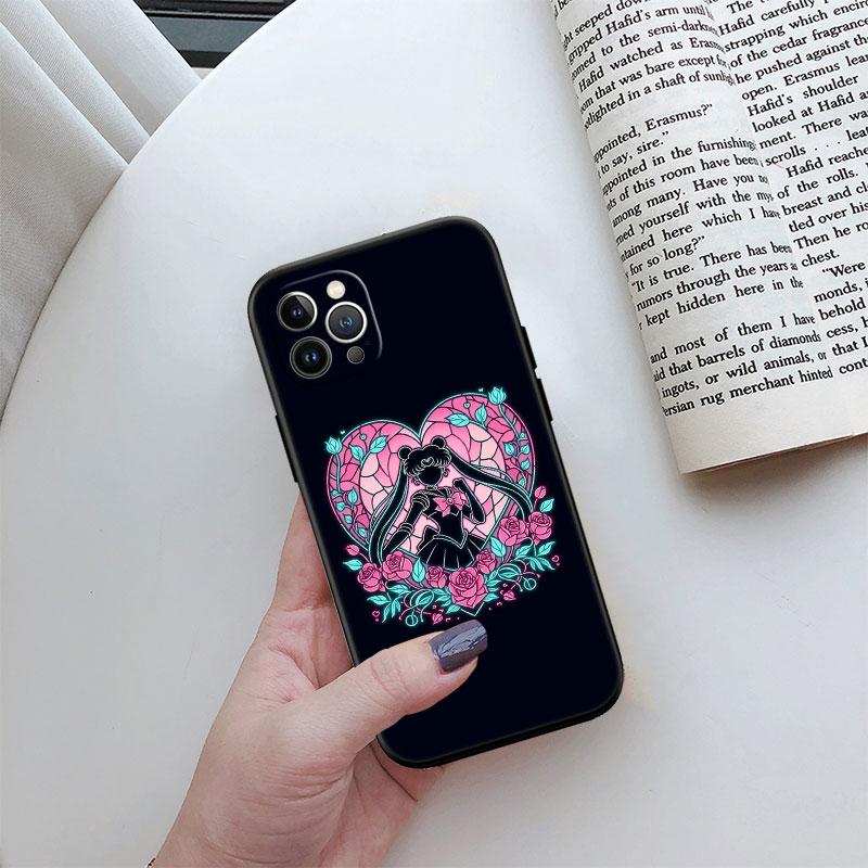 S-Sailors-wallpaper M-Moon Phone Case for Motorola Moto Edge 60 60s 70 G86 G56 G54 E14 G04S G45 G54 G64 Pro Power Neo Fusion
