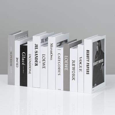 Креативная фальшивая книга Роскошная декоративная книга Дизайнерская декорация для гостиной Книга-симуляция Эстетический реквизит Подарок