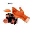 Thick Diamond Pattern Wear-Resistant Disposable Nitrile Gloves for Industrial and Automotive Use