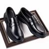 Fashion Genuine Leather Brand Loafers Men Slip On Footwear Office Man Formal Business Shoes Wedding Men Dress Ventilate Driving Shoes