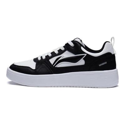 Li Ning Xingchu 2.0 удобные нескользящие износостойкие низкие кроссовки для скейтбординга мужские кроссовки черные белые AGCT337-3