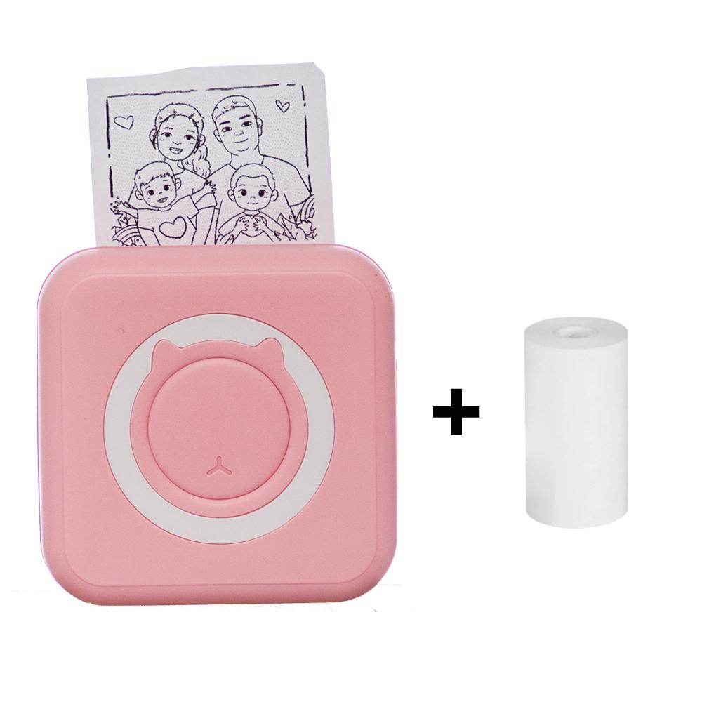2024 Lable Sticker Printer 57mm Mini Portable Thermal Printer Paper Photo Pocket Thermal Printer Printing Wireless BT Connect