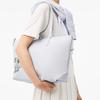 Lacoste Классическая сумка-тоут на молнии с узором под крокодила, Шоппинг, Ручная сумка, ПВХ, Большая женская сумка-тоут, Феникс-Синий NF4511RG