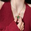 2024 Women's Christmas Tree Pendant Necklace - Festive Clavicle Sweater Chain
