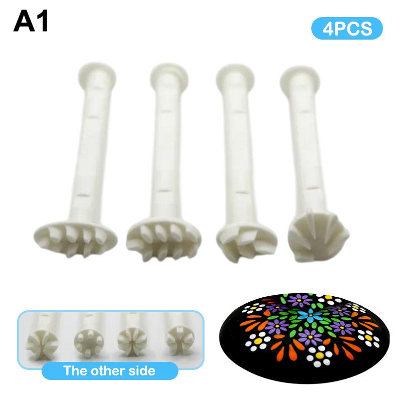 Набор инструментов для точечной росписи цветов и флористики Ручка для точечной росписи Инструмент для тиснения Арт-штамп Ручка для граффити своими руками Цветы Бабочки Лунный узор