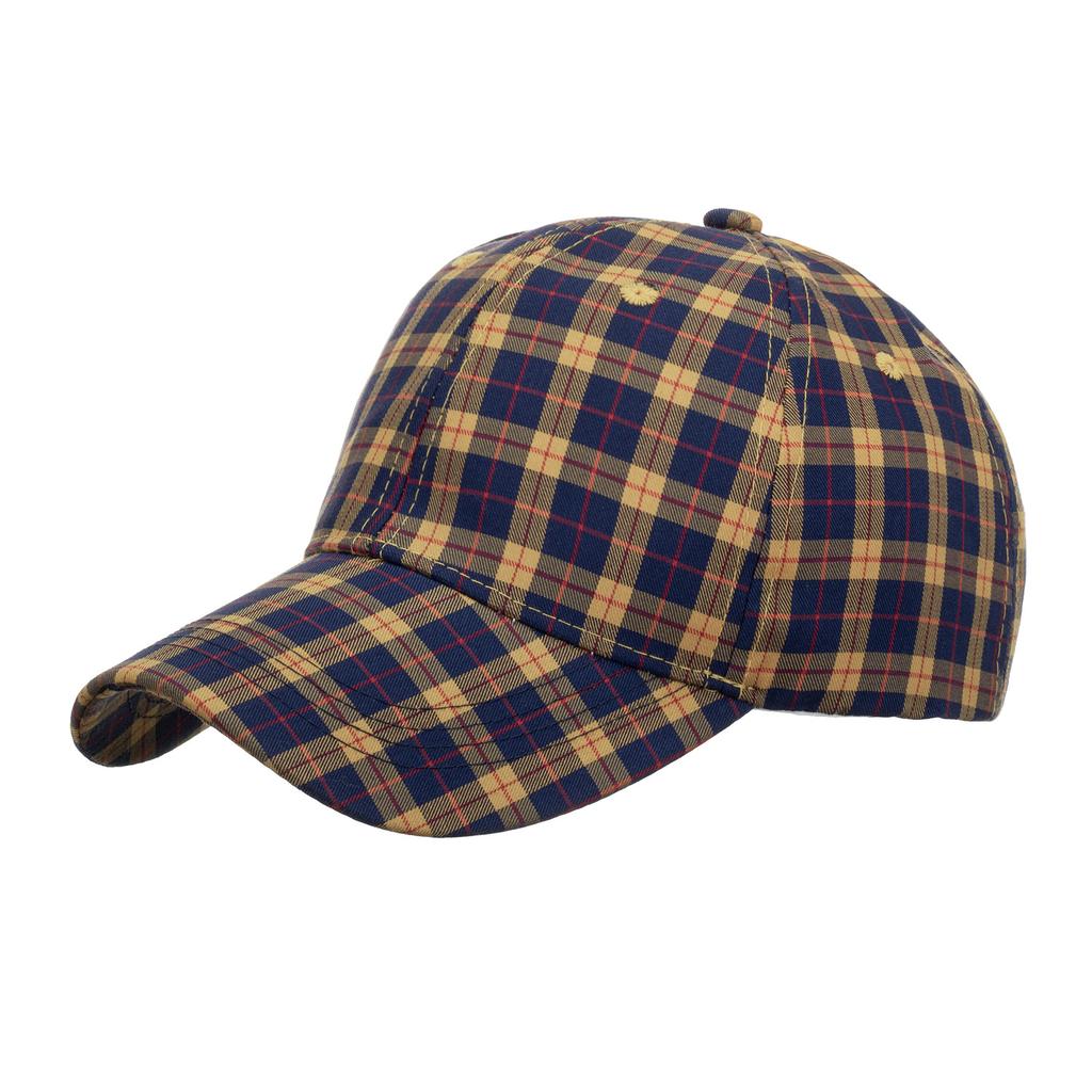 Новые мужские и женские бейсболки в клетку на весну и лето, корейская версия, модная кепка в стиле хип-хоп для активного отдыха