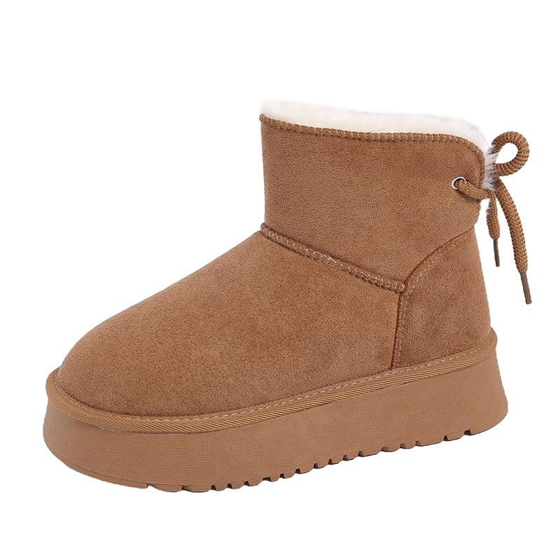 Snow Boots Women's New Winter Velvet Thickened Short Women's Boots Thick-soled Thermal Cotton Shoes Women's Cotton Boots Women's