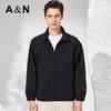 Antonio Men's Lightweight Business Casual Windproof Stand Collar Jacket