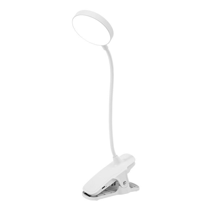 1PC Rechargeable Night Light Adjustable Reading Light Bedroom Clip-Type For Bedside Student Dormitory