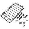 Metal Roof Luggage Rack Upgrade Part Accessory Fit for LC80 RC Car ModelBlack