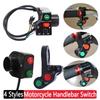3 In1 Motorcycle Switch Electric Bike Scooter ATV Headlight Turn Signal Horn ON/OFF Button for 22mm 7/8 Inch Handlebar Motorbike