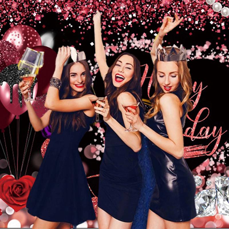 5*3 фута/7*5 футов/8*6 футов фон с днем рождения, баннер, тканевый реквизит, украшение для вечеринки