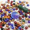 Частицы воска для лаковой печати Перламутровые смешанные цвета Макарон Счастливая звезда Частицы воска для лака специальной формы