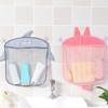 Household Cartoon Wall Hanging Bathroom Storage Bags Knitted Net Mesh Bag Baby Bath Toys Shampoo Organizer Container Storage Bag