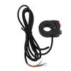 2 in 1 Motorcycle Horn Headlight Switch Bicycle Headlights Horn Turn On Off Switch Button for Scooter Electric Bike