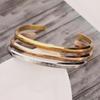 Bevel Open Bracelet: Women's Titanium Steel Jewelry, Ideal for Couples and Valentine's Day Gifts.