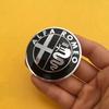 UHNPV1 TFLGX1 1Pc 40mm Car Steering Wheel Logo Badge Sticker for Alfa Romeo Mito Giulia Giulietta 147 156 166 159 Stelvio Sportiva 4C 8C GT