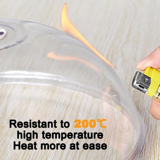 Practical Microwave Prevent Oil Lid Solid PC