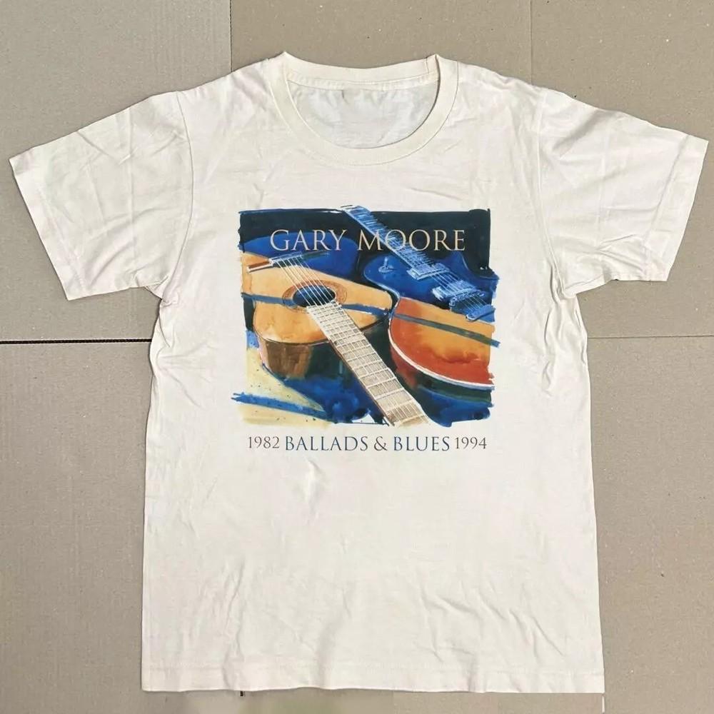 Унисекс футболка Gary Moore Ballads And Blues Хлопок BL1314