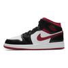 Air Jordan 1 Mid GS Black Gym Red Детские кроссовки Белые DJ4695-122