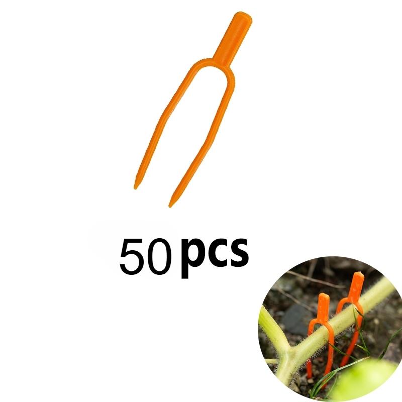 50/100/150/200 PCS plant stem fixator, garden strawberry planting fork, watermelon fixing fixture, clamp, plant bracket