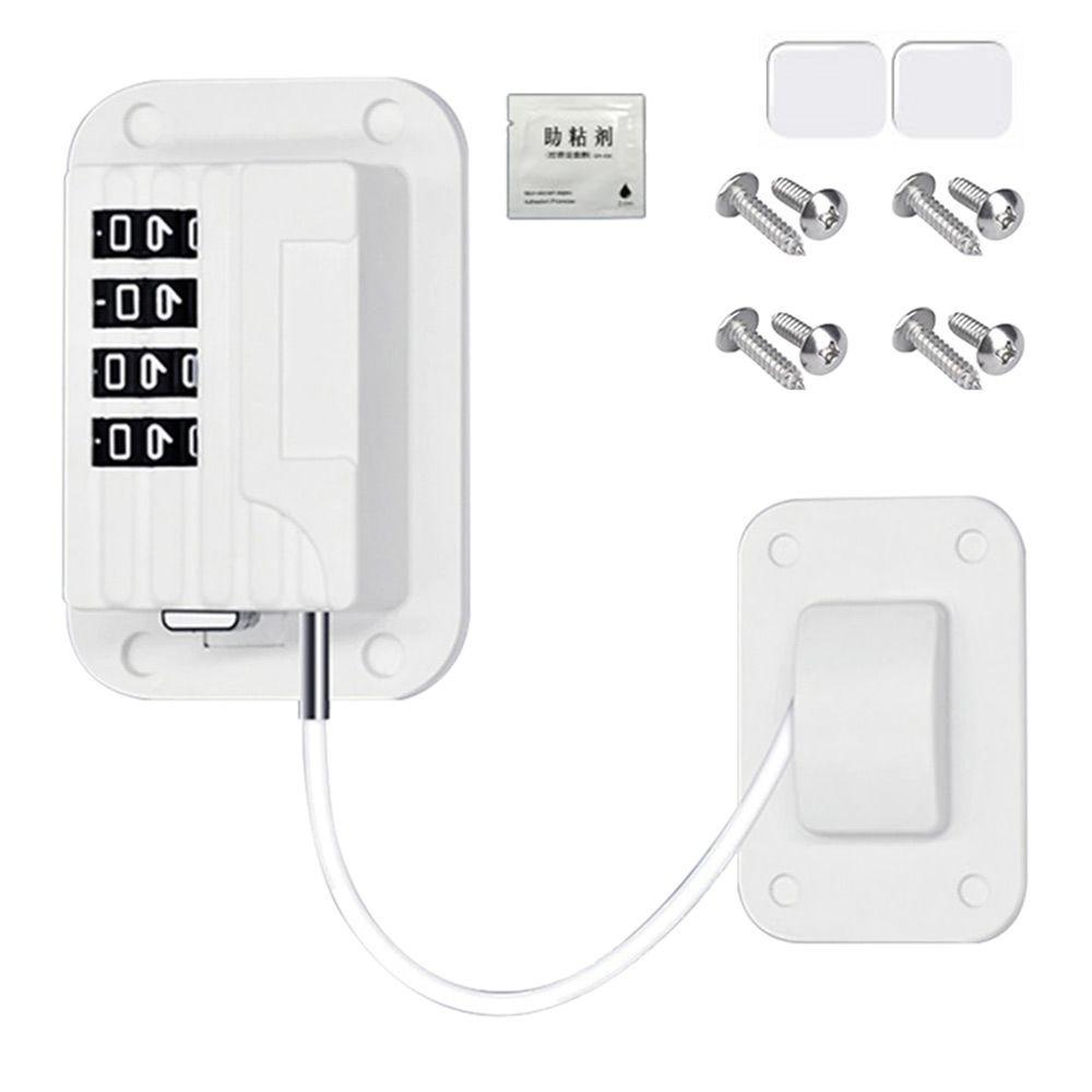 Self-adhesive Drawer Cabinet Lock Creative Refrigerator Lock Password Baby Safety Lock Office