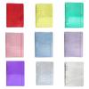 Transparent Colored Binder Cover Creative Photo Card Holder Planner Cover Handbook Cover  Agenda