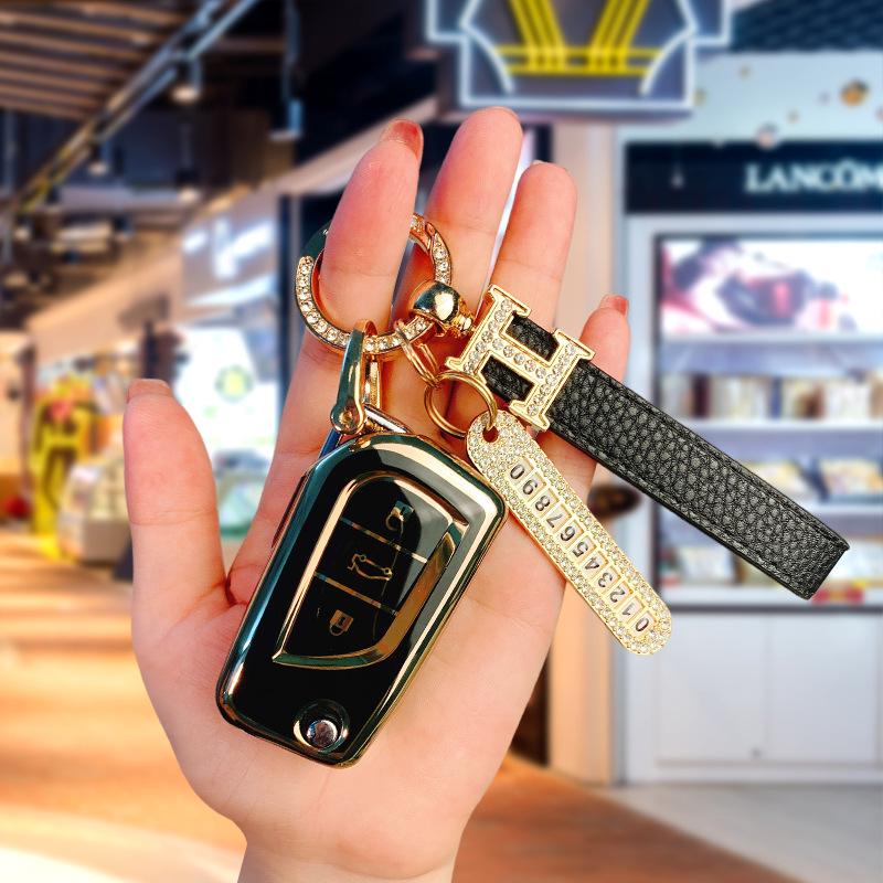 Чехол для ключа Toyota из ТПУ для Corolla, Camry, Levin, Avalon, RAV4, C-HR, Highlander