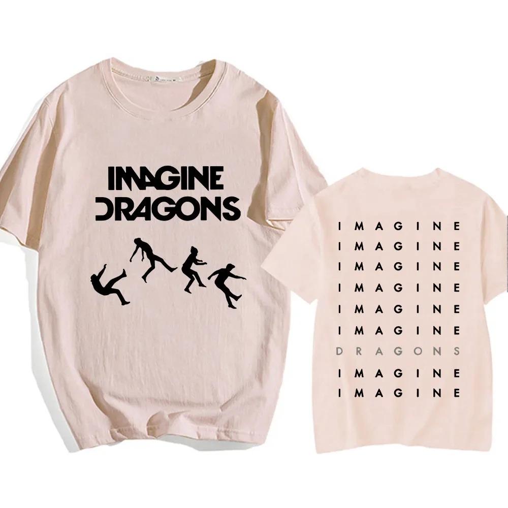 2026 Imagine Dragons Loom Tour T-shirt Short Sleeve Cotton Men Women T Shirt High Quality Soft Unisex Streetwear Hip Hop Fashion
