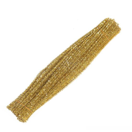 100Pcs Glitter Chenille Stems Flexible Bendable Plush Tinsel Stems Kids Educational DIY Craft Supplies Toys Crafting