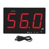 Sound Level Meter 9.6inch LCD Screen Fast Response 30‑130dB Wall Mount Noise Decibel Reader for Classroom Home Street