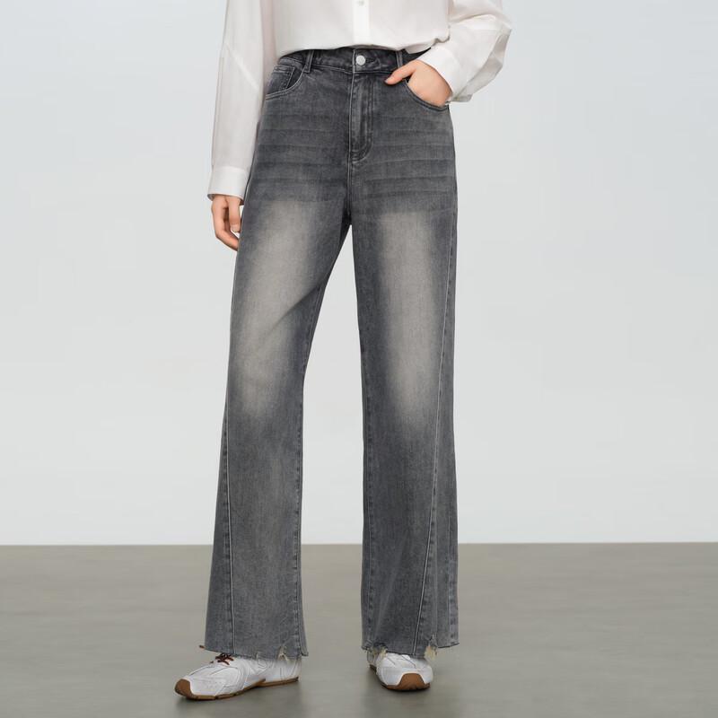 Elva' Island Women's High-Waisted Straight Jeans