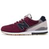 Кроссовки унисекс бордового цвета 996 темно-красные белые MRL996NB