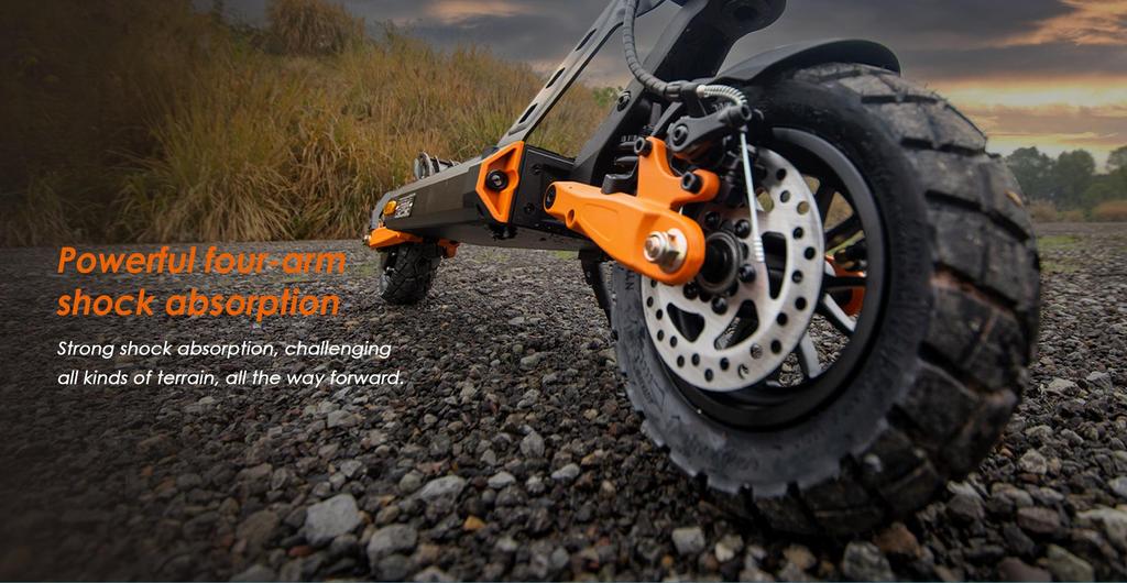 Foldable electric scooter Kukirin G2 Pro (VMP), 500W motor, 48V 15.6AH battery, top speed 25KM/H, cruising range 65KM, 9-inch tires