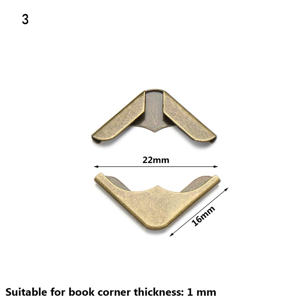 Поделки Украшение книг Меню Защитные уголки для книг Аксессуары для скрапбукинга Металлические уголки Фотоальбомы
