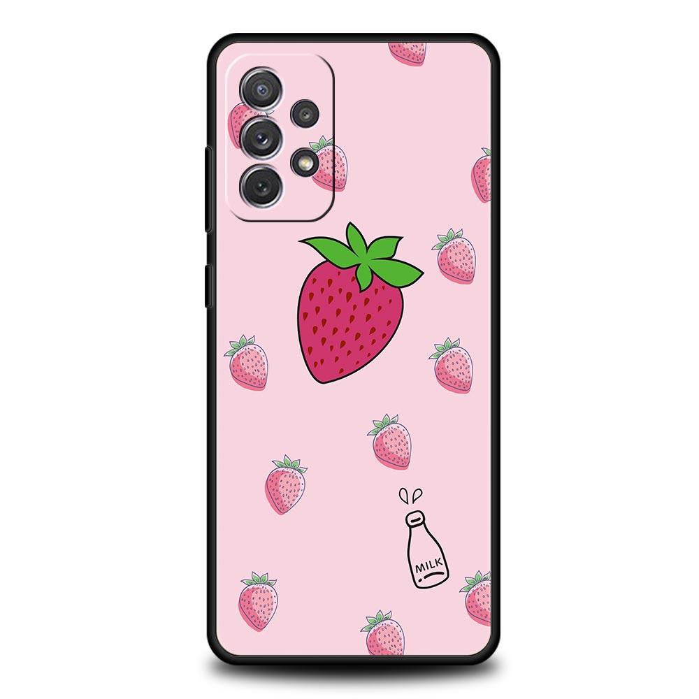 Летний Фруктовый Арбузный Чехол для Samsung A57 A37 A51 A71 A21S A17 A15 A25 A41 A23 A33 A53 A73 A07 A03S A05S A13 A35 A55 5G Обложка
