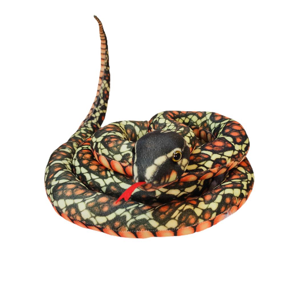 300cm Simulation Stuffed Python Children S Toy Plush Animal Snake Toy Home Decoration Gift for Kids